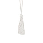 Majorette Boot Tassels - White