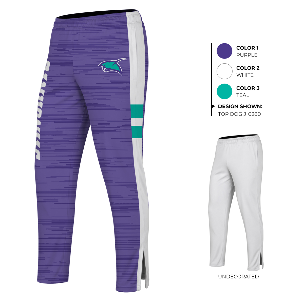 Champro JUICE track pants with colors and unprinted
