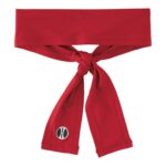 Holloway Zoom Tie Headband - Scarlet