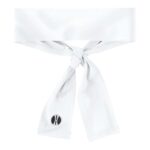 Holloway Zoom Tie Headband - White