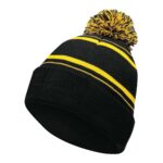 Holloway Homecoming Beanie - Black/Light Gold