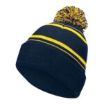 Holloway Homecoming Beanie - Navy/Light Gold