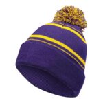 Holloway Homecoming Beanie - Purple/Light Gold