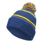 Holloway Homecoming Beanie - Royal/Light Gold