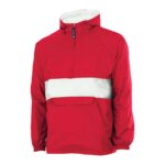 Charles River Classic Striped Pullover - Red/White, XS