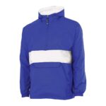 Charles River Classic Striped Pullover - Royal/White, XS