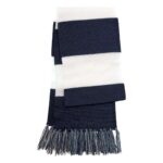 Sport-Tek Spectator Scarf - True Navy/White