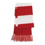 Sport-Tek Spectator Scarf - True Red/White
