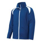 Men's Royal/White Sport-Tek Tricot Track Jacket