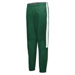 Dark Green/White Holloway SeriesX Warm Up Pants, three-quarter view
