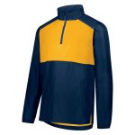 Navy/Gold Holloway SeriesX Quarter-zip Pullover Jacket