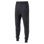 youth carbon heather holloway 60/40 fleece jogger pant, front left three-quarters view