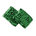 kelly sequin wrist cuffs, pair