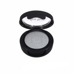 silver metallic ben nye eye makeup in an open black compact