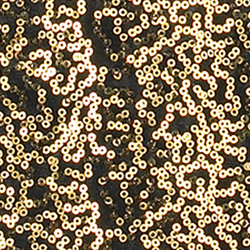 black/gold micro sequin