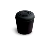 black crutch tip flag pole cap