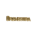 gold "orchestra" award pin