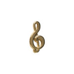 gold treble clef award pin