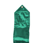 color detail of kelly lamé action ribbon