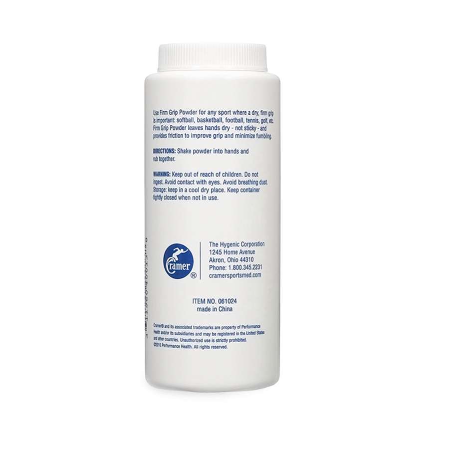 Twirling Rosin Powder container, back view