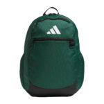 Team Dark Green adidas Striker 3 backpack, front view