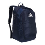 Team Navy adidas Stadium 4 backpack, front right three-quarters