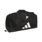 Black adidas Medium Defender 5 Duffel, front view