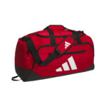 Team Power Red adidas Medium Defender 5 duffel bag, front view