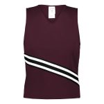 maroon/black augusta cheer squad shell