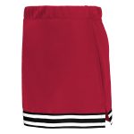 scarlet/black augusta cheer squad skirt