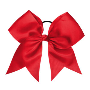 Solid Color Ribbon Cheer Bow
