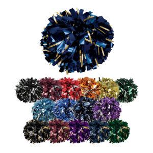 6" Metallic Sparkle Show Pom
