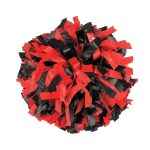 black/red Two-Color Plastic Cheerleading Show Pom