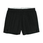 black sport-tek jersey knit squad shorts