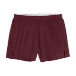 maroon sport-tek jersey knit squad shorts
