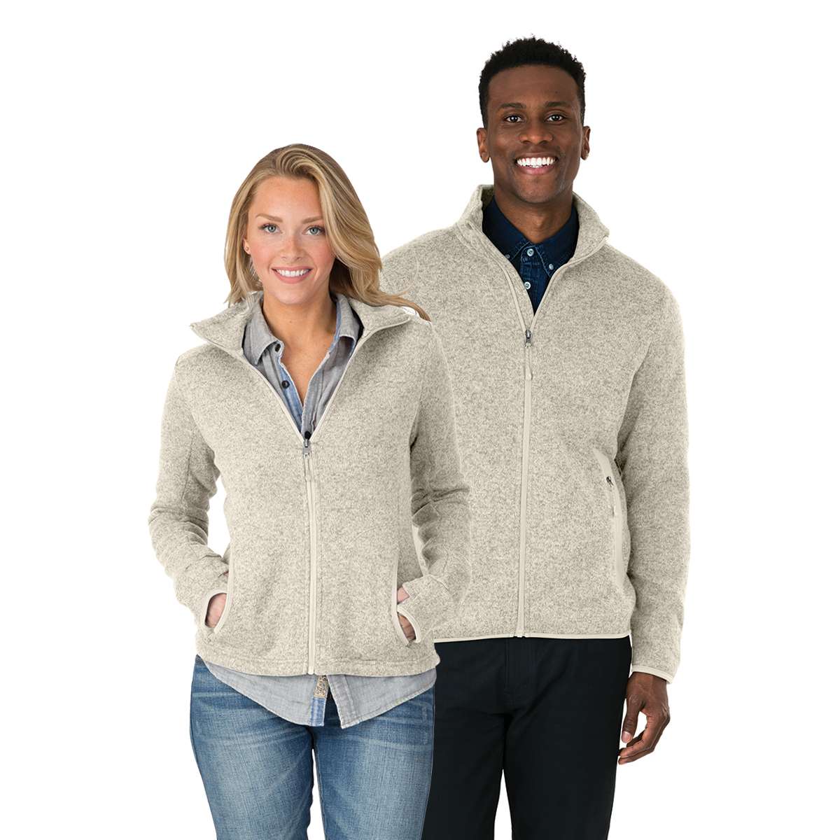 Charles River Heathered Fleece Jacket