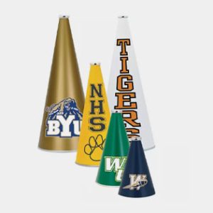 megaphones with custom decals