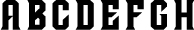 Savage Gothic font style