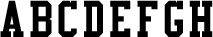 Varsity font style