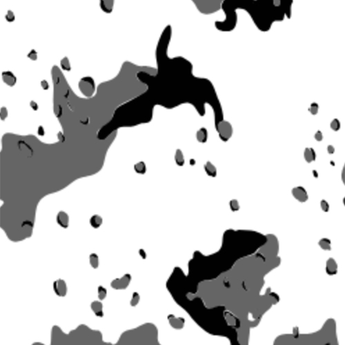 black, white, and grey desert-camo print dye-sub pattern