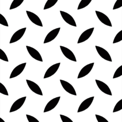 black and white diamond plate print dye-sub pattern