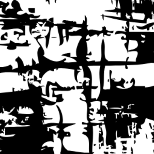 black and white grunge dye-sub pattern