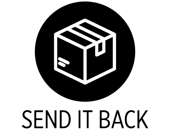 box icon with text that reads send it back